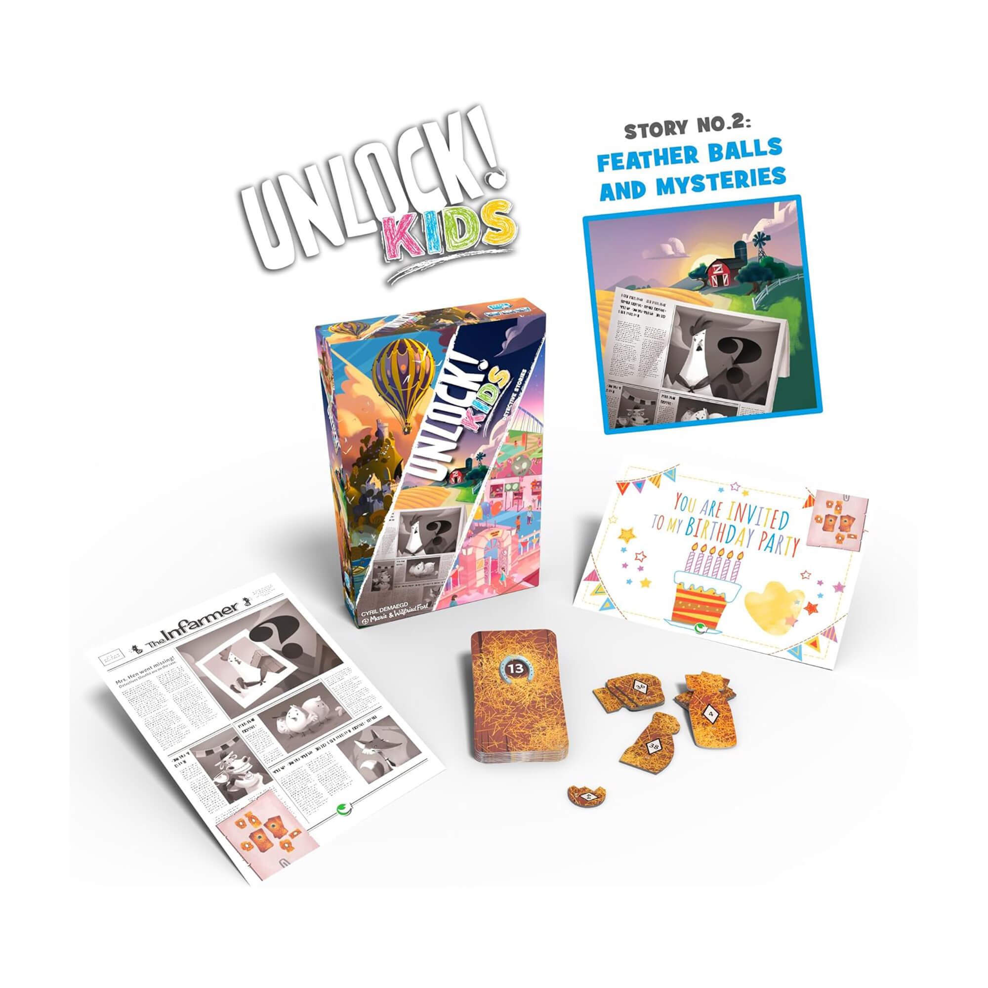Unlock! Detective Stories Kids desková hra únikovka