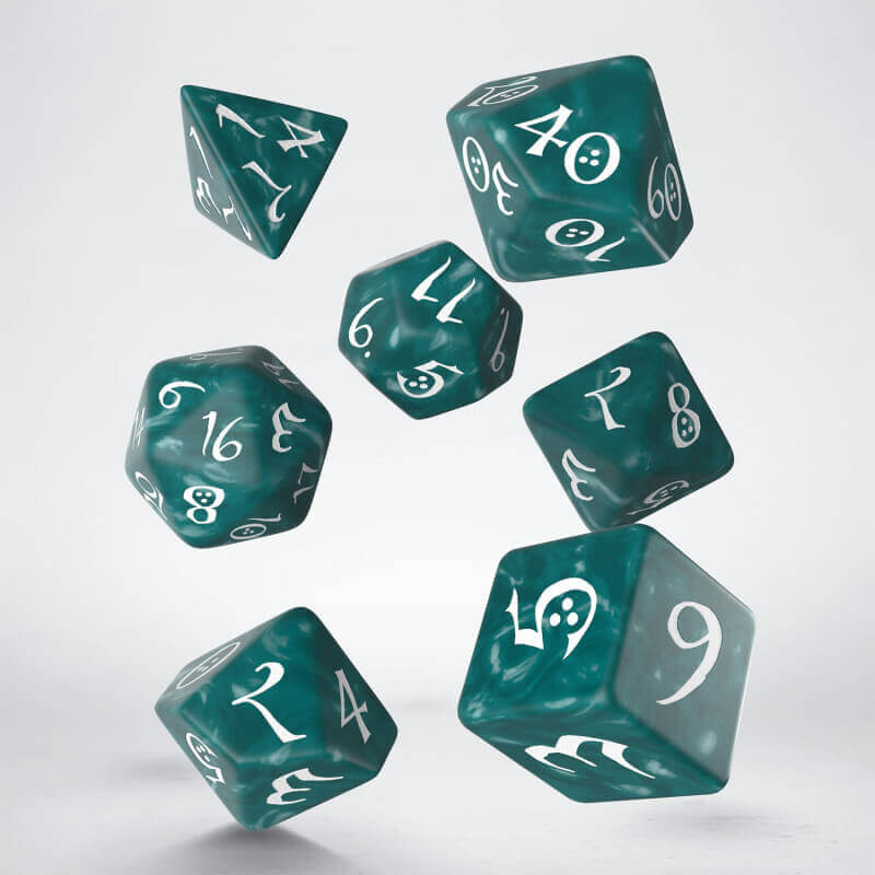 Q Workshop Classic RPG Stormy White sada kostek 7 ks bílá