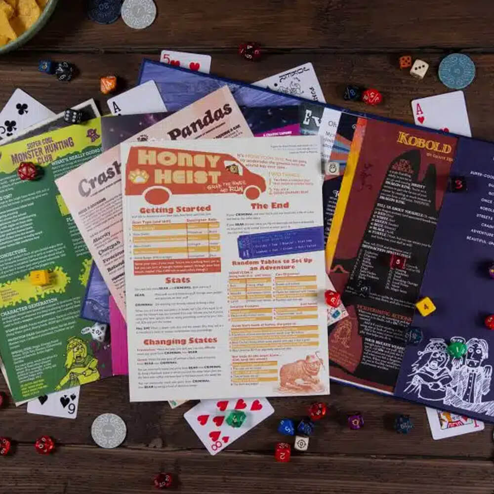 Grant Howitt Ten One Page RPG kniha 10 her pro děti