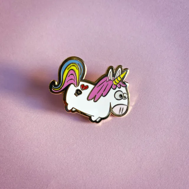 Cocktail Games Top Ten odznak pin jednorožec kovový
