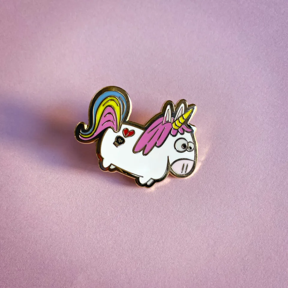 Cocktail Games Top Ten odznak pin jednorožec kovový