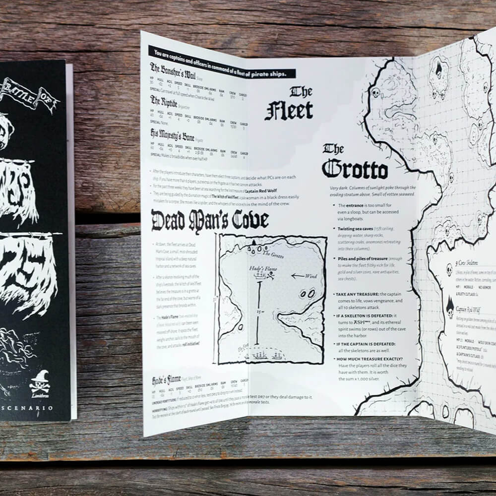 All Rolled Up Battle of Dead Man’s Cove RPG dobrodružství