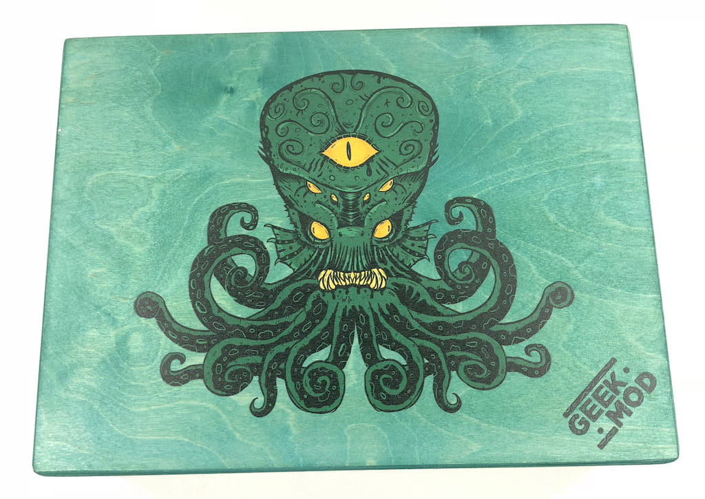 Geek Mod Arkham Horror truhla na karty zelená