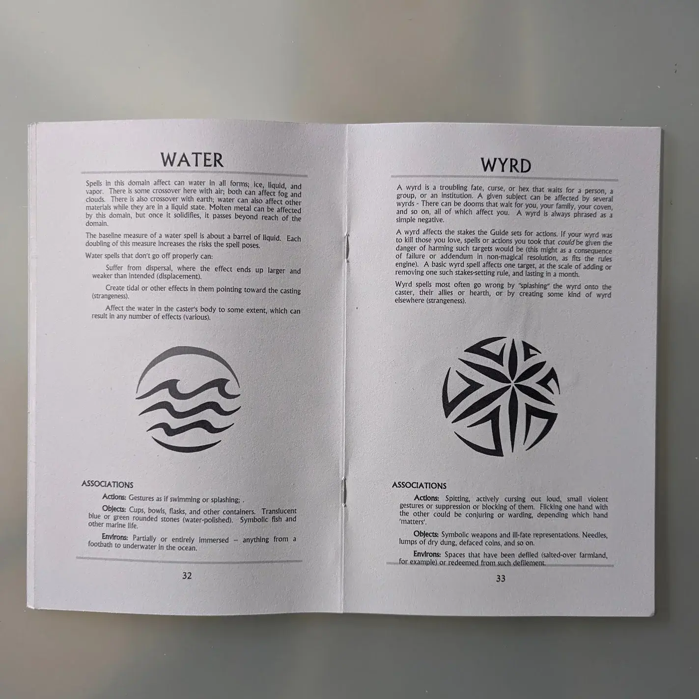 Witchery RPG systém magie příručka pro TTRPG