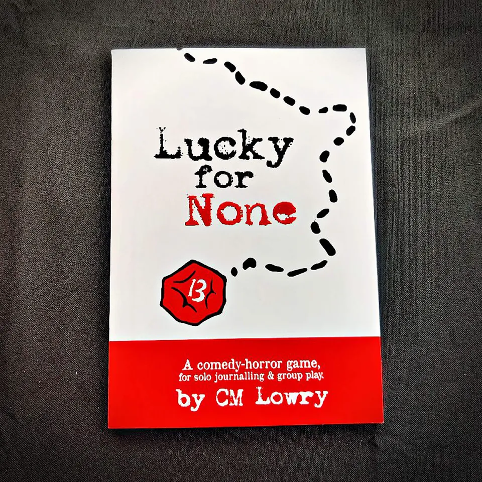 All Rolled Up Lucky for None Zine hororová hra s kostkou d13