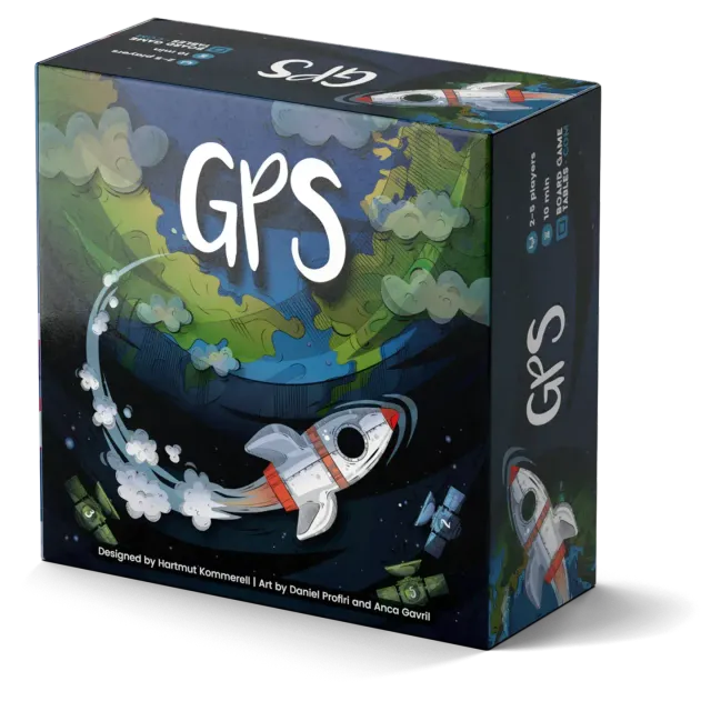 All Rolled Up GPS desková hra o vynášení satelitů