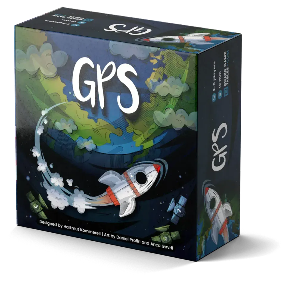 All Rolled Up GPS desková hra o vynášení satelitů
