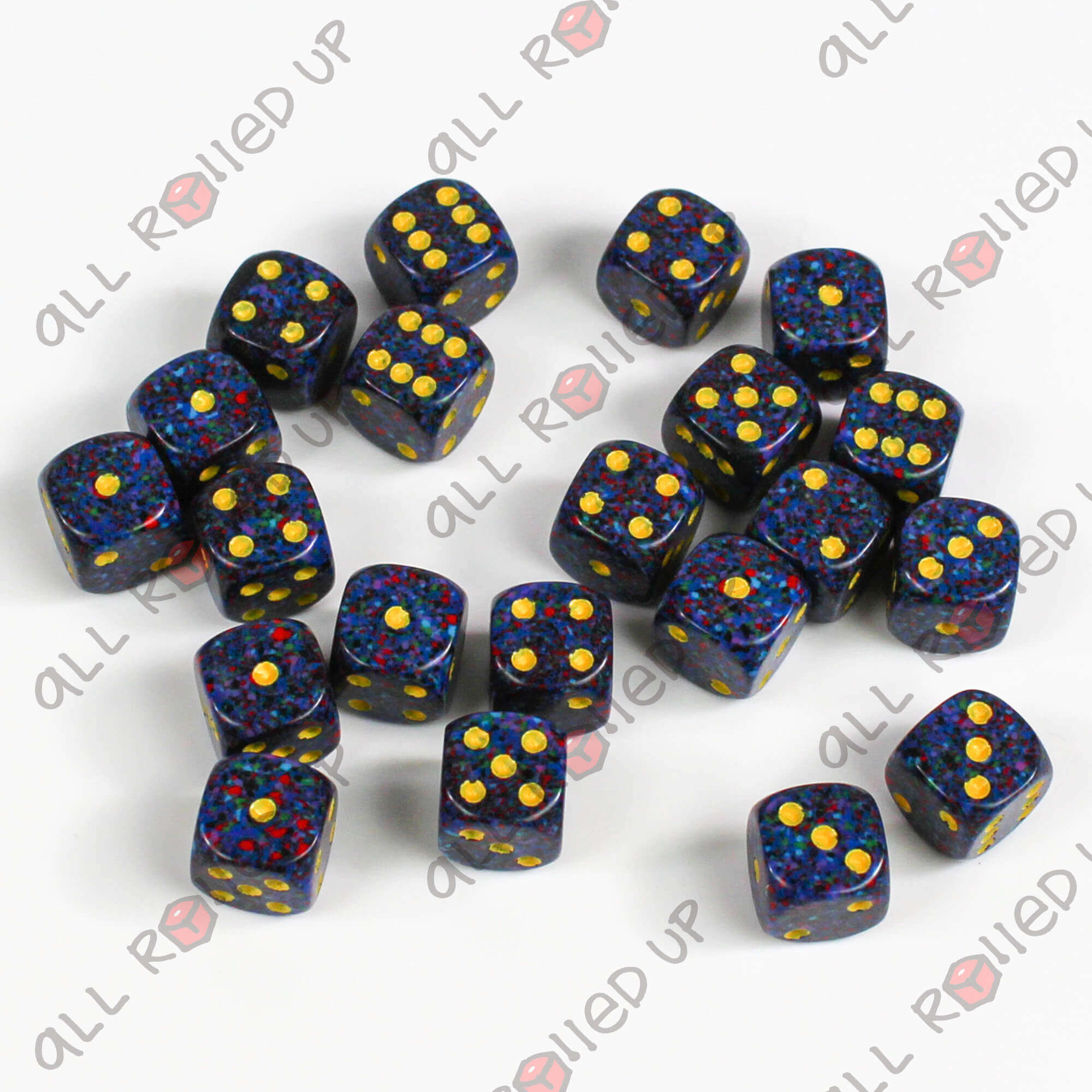 Chessex Speckled Twilight sada D6 kostek 36 ks 12 mm