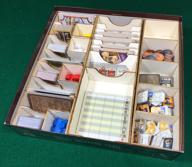Geek Mod Insert Great Western Trail HDF organizer Rails