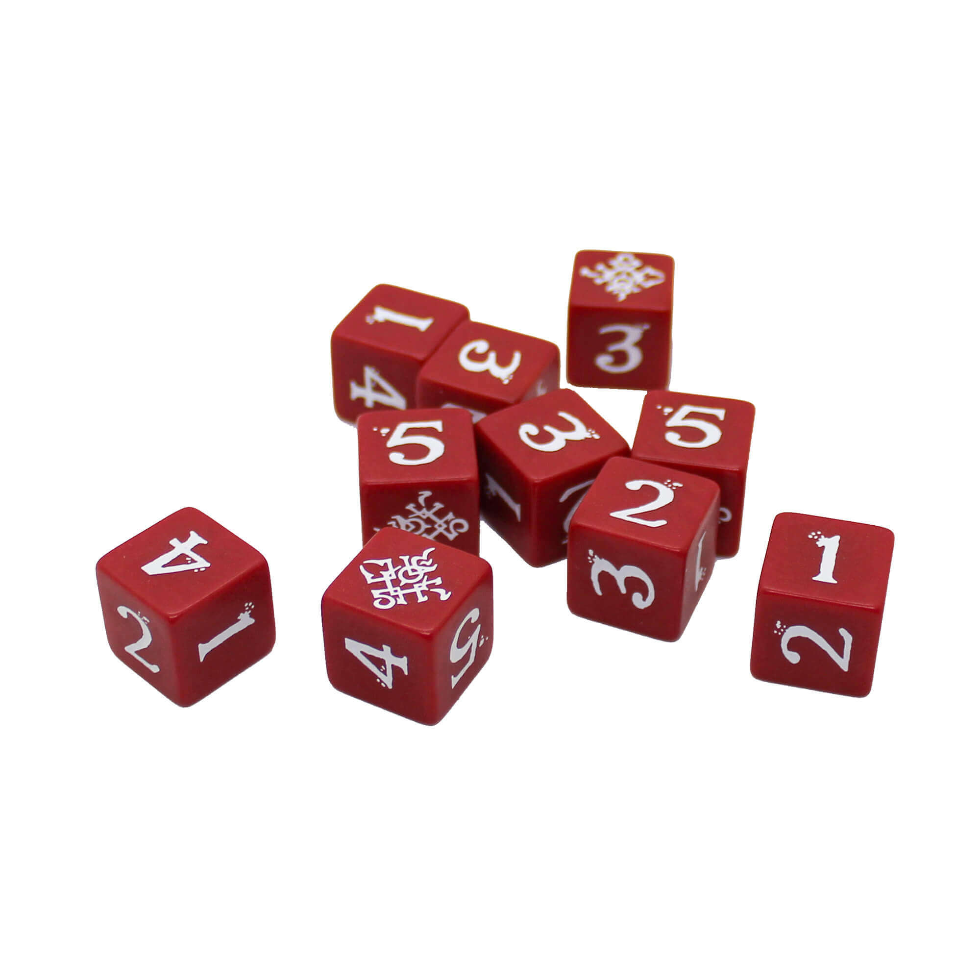 All Rolled Up RPG Red Sigel kostka D6 červená