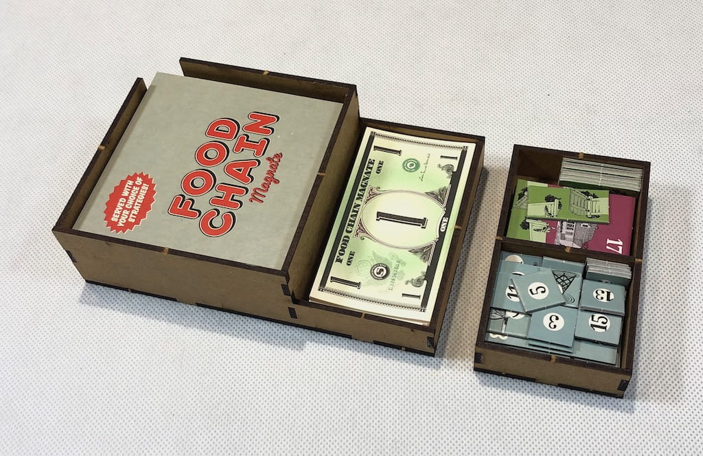 Geek Mod insert do hry Food Chain Magnate s víkem HDF