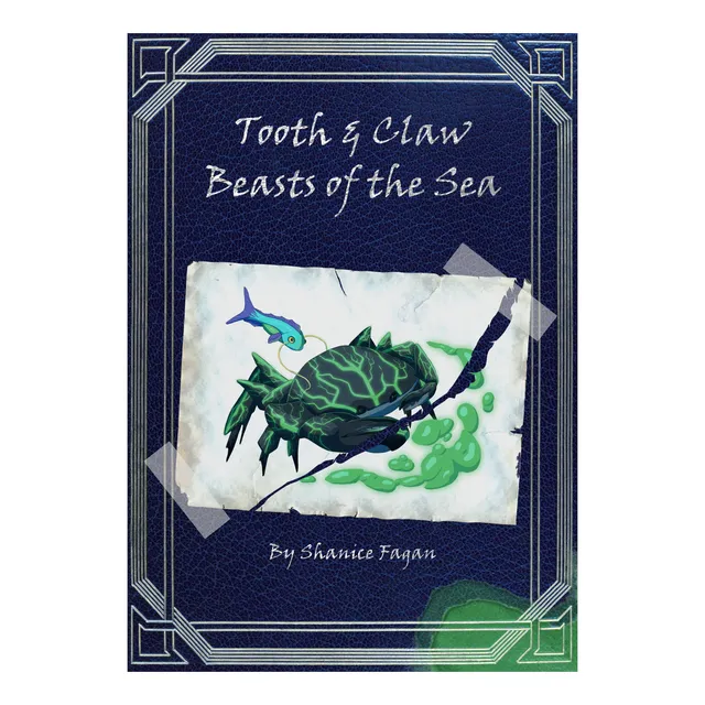 All Rolled Up Tooth & Claw Beasts of the Sea zine bestiář