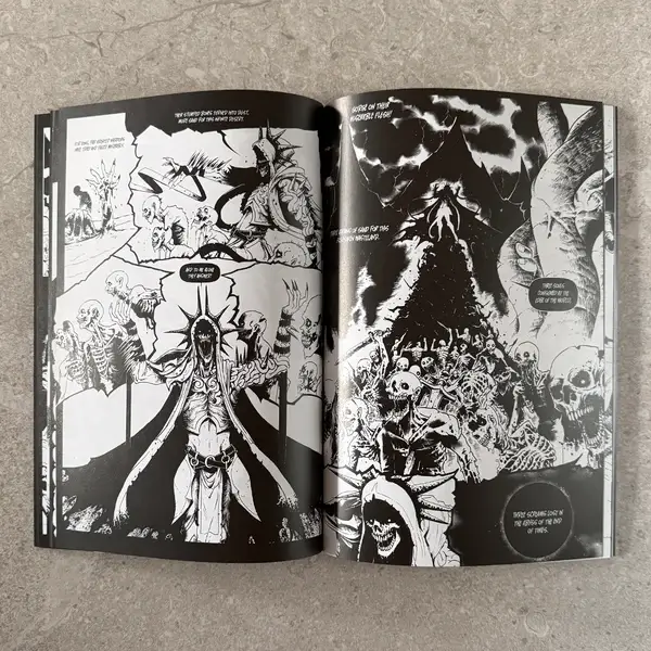 MÖRK BORG At Death's End grafický román zine 64 stran