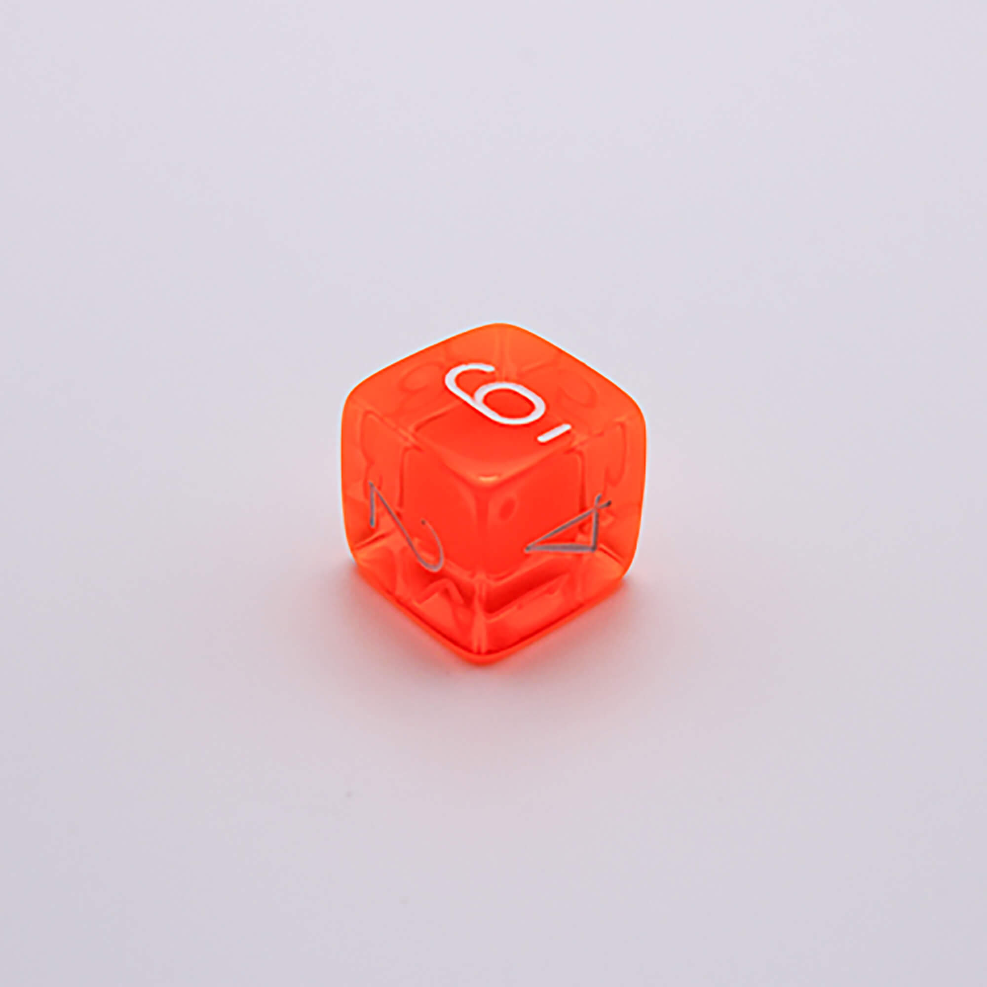 Chessex Lab Wave 7 sada kostek neon oranžová 8ks