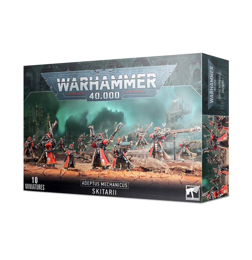 Warhammer 40,000 Adeptus Mechanicus Skitarii modely 10 ks