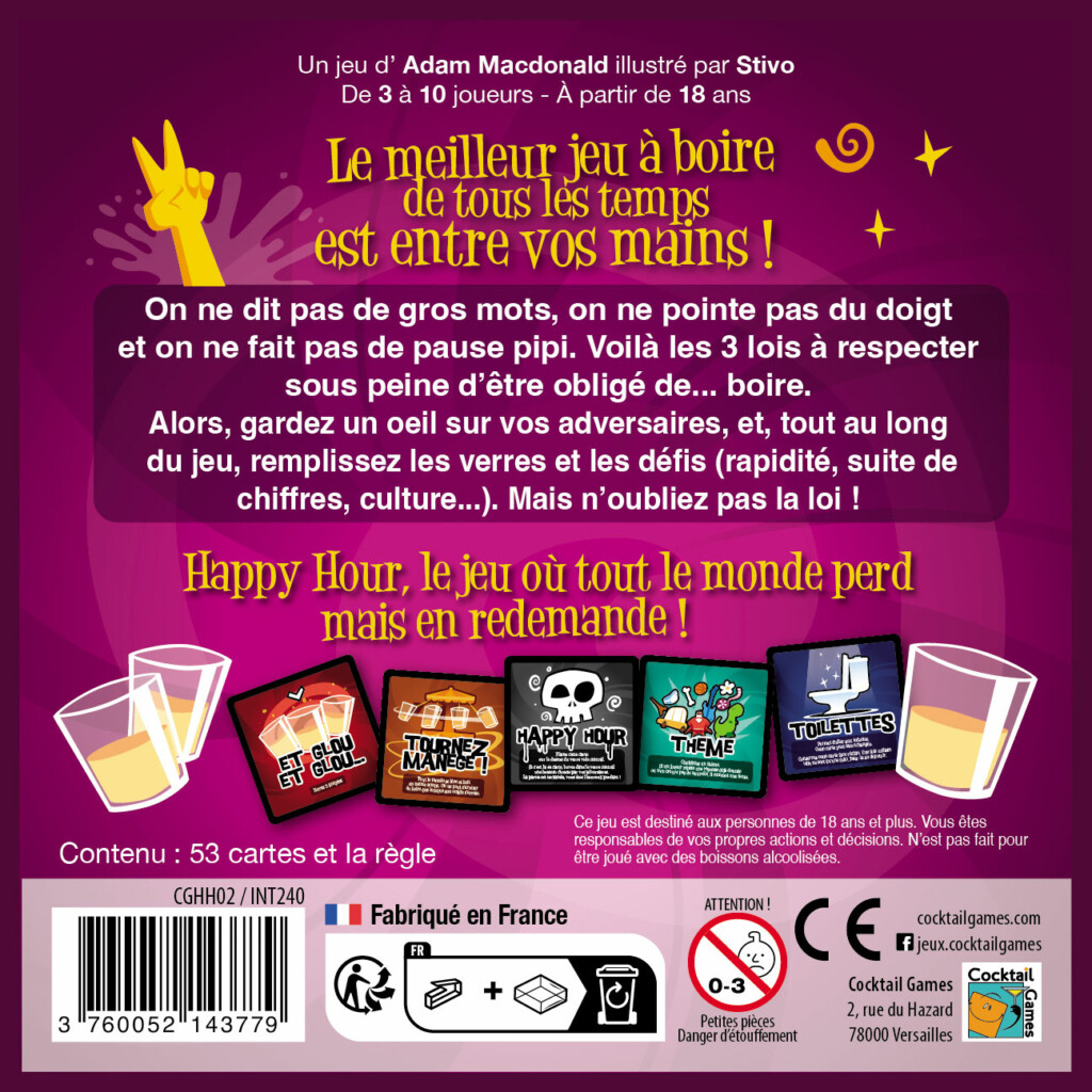 Cocktail Games Happy Hour párty hra pro dospělé 18+