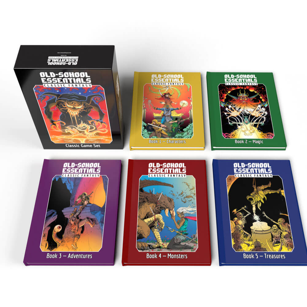 Old-School Essentials Classic Game Set RPG hra