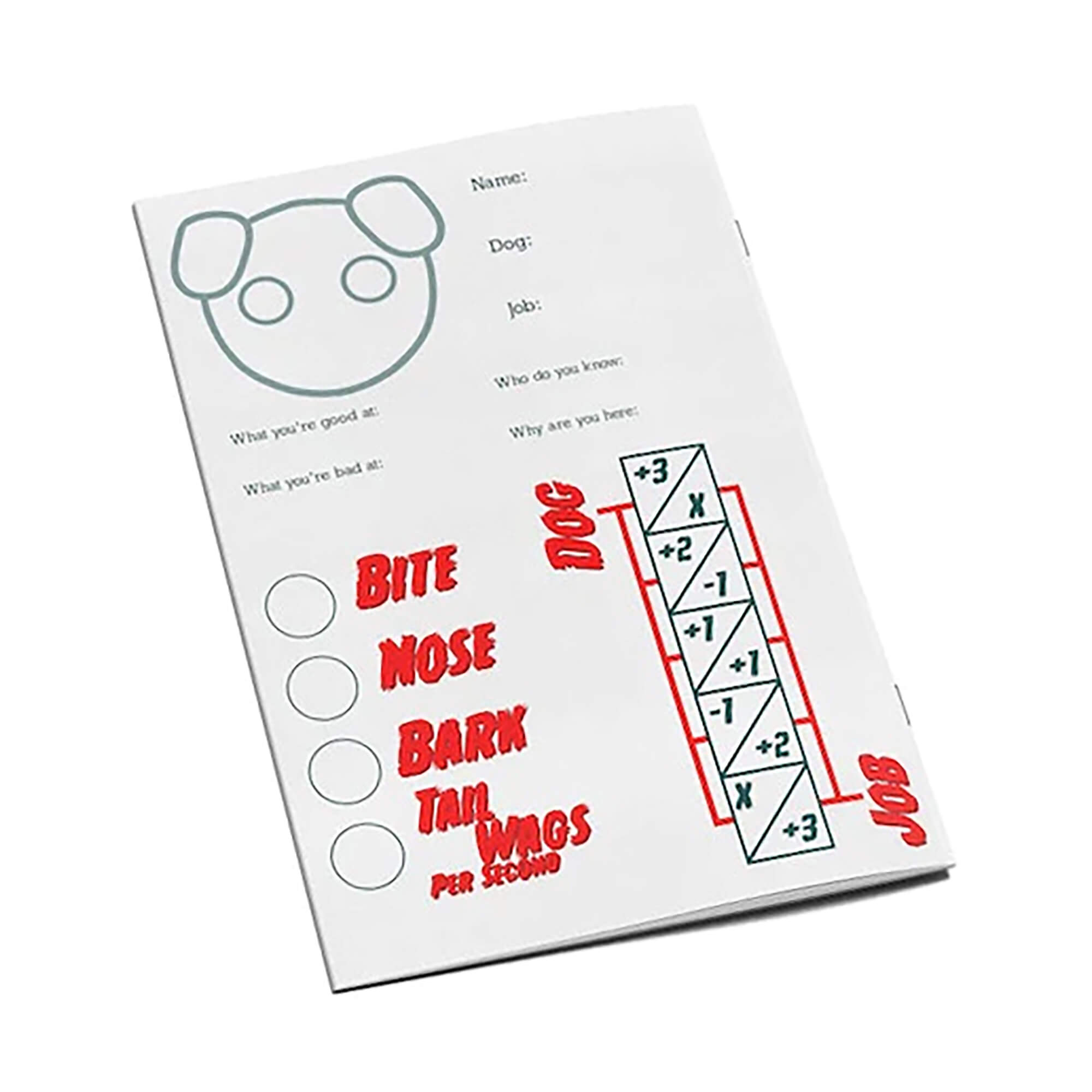 All Rolled Up Were-Woofs rodinná RPG hra zine A5