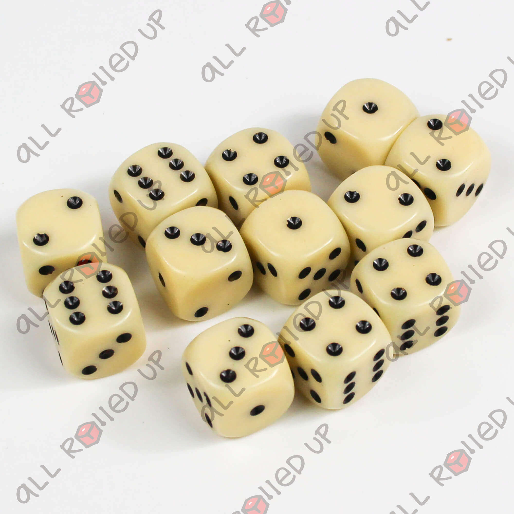 Chessex Opaque CHX25600 kostky D6 slonová 12 ks