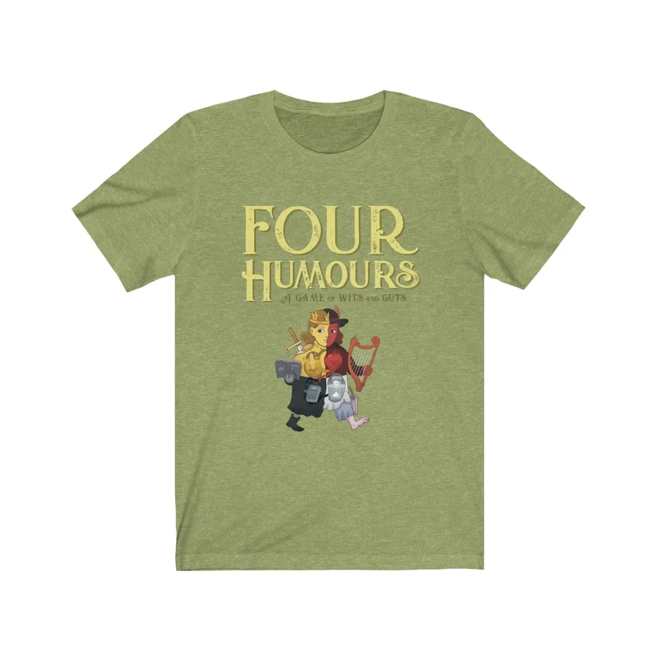 Adam's Apple Games Four Humours tričko unisex bavlněné