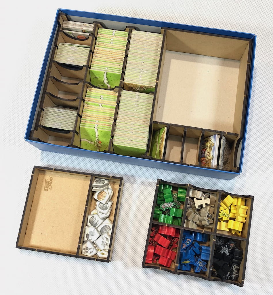 Geek Mod Insert do hry Carcassonne HDF organizer na dlaždice