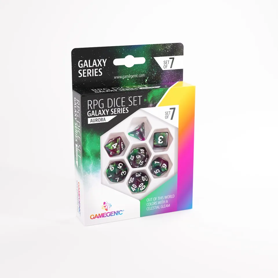 Gamegenic Galaxy Series sada kostek 7 ks resin