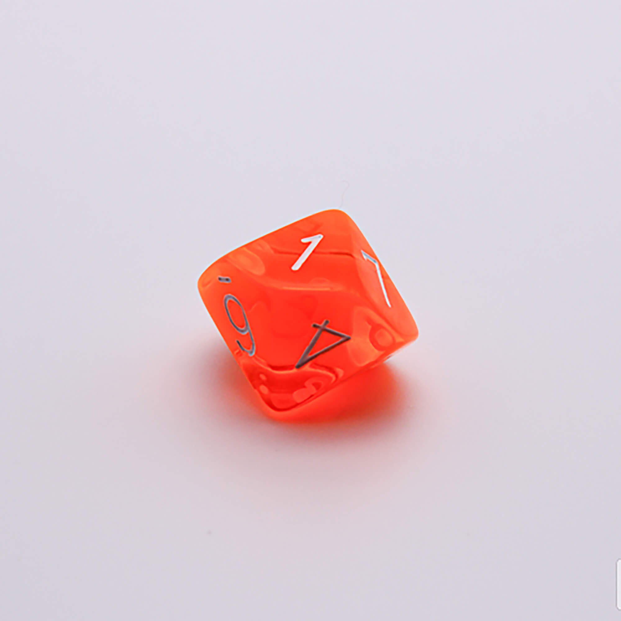 Chessex Lab Wave 7 sada kostek neon oranžová 8ks