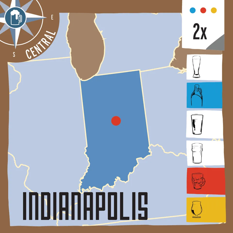 Adam's Apple Games Brewin USA print and play verze pro 2–5 hráčů