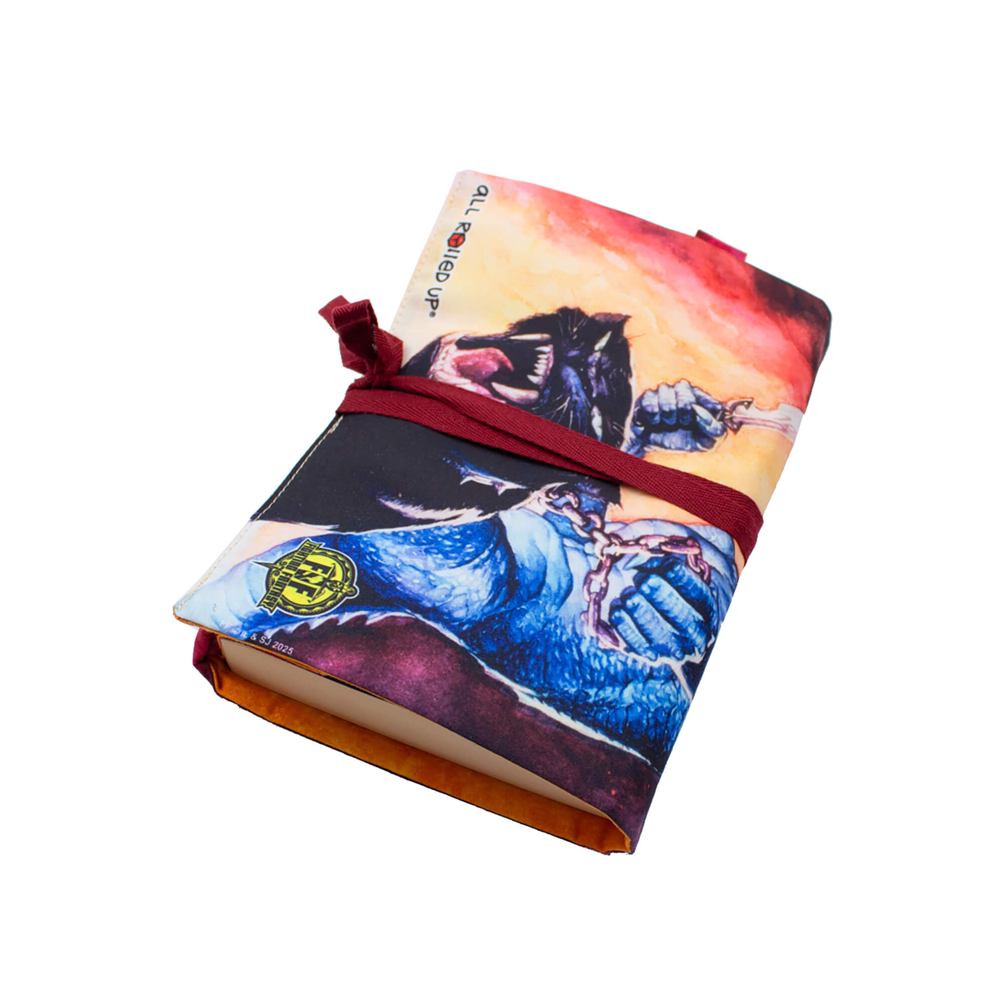 All Rolled Up Fighting Fantasy Island of the Lizard King rolovací pouzdro