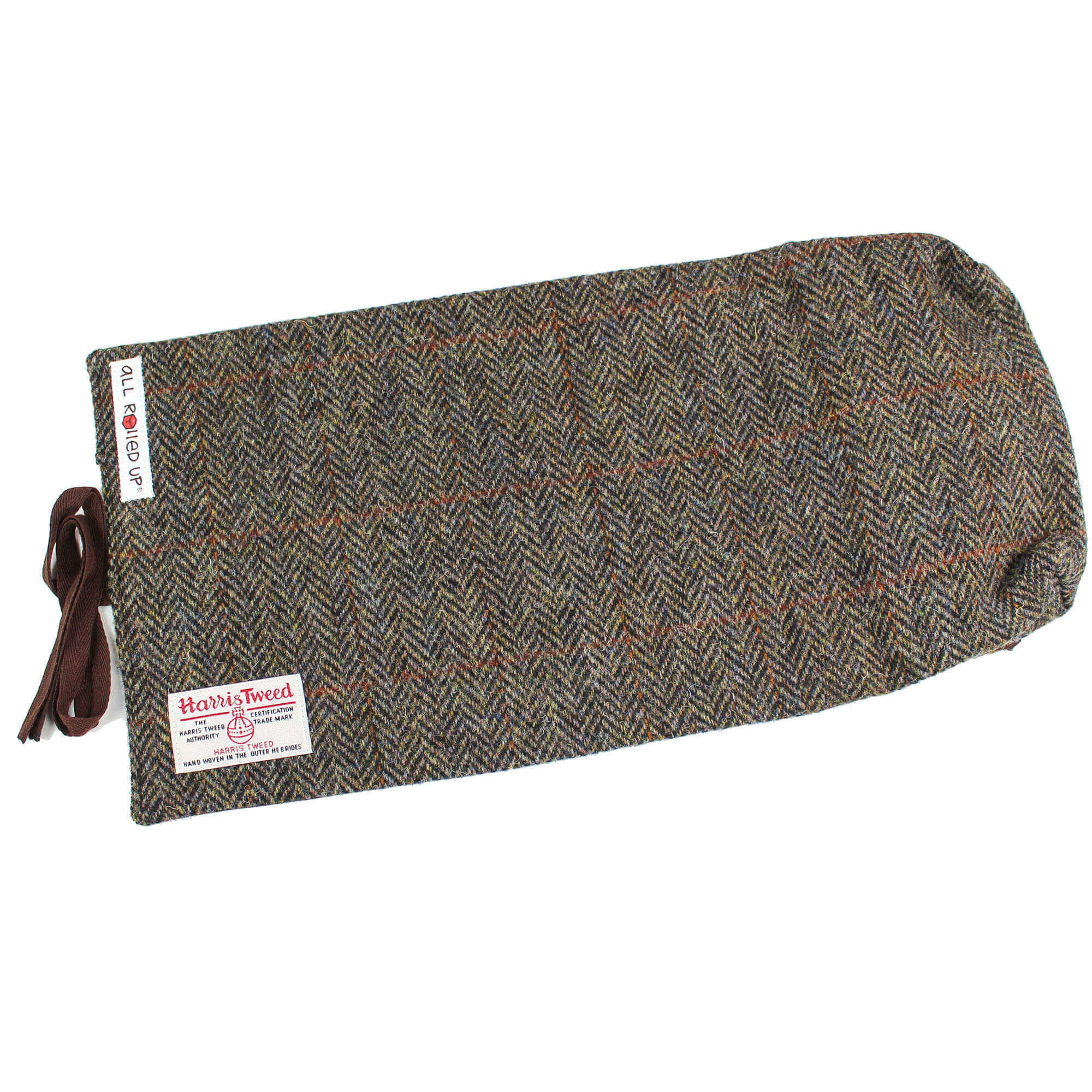 All Rolled Up Harris Tweed kostkový vak Mitchener