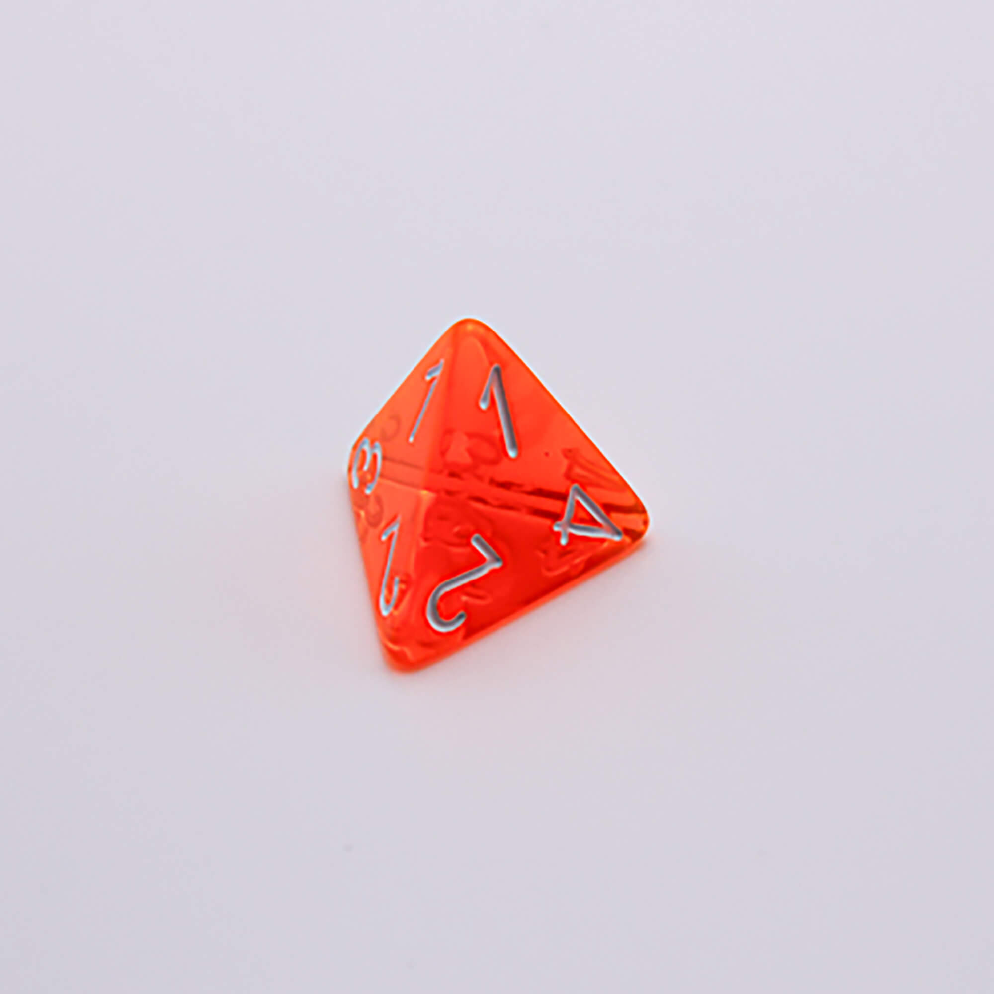 Chessex Lab Wave 7 sada kostek neon oranžová 8ks