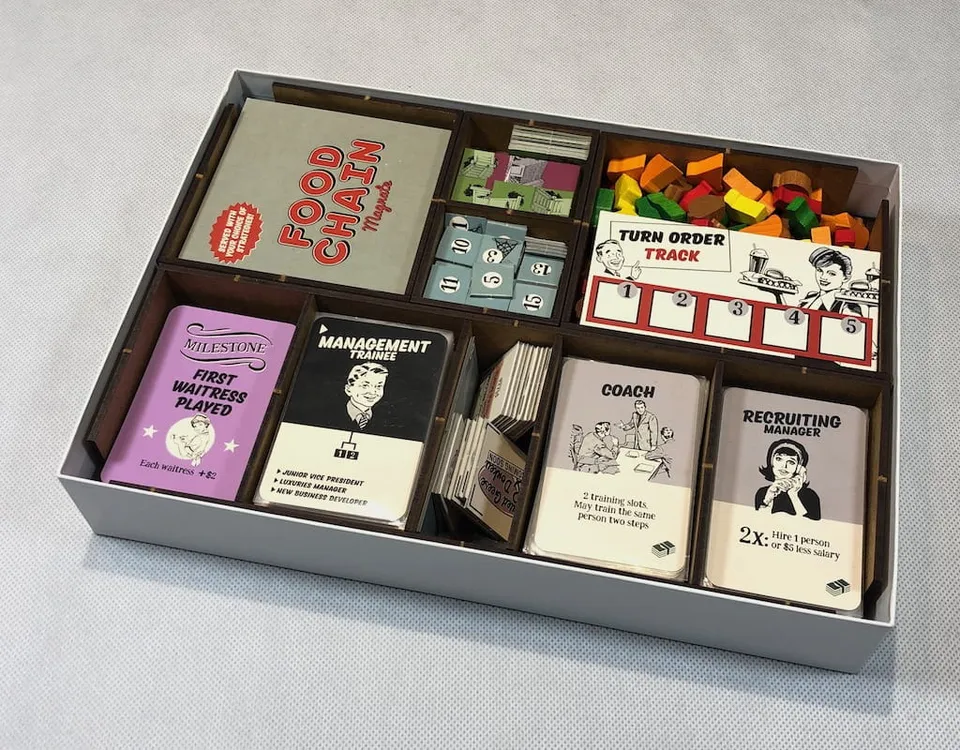 Geek Mod insert do hry Food Chain Magnate s víkem HDF
