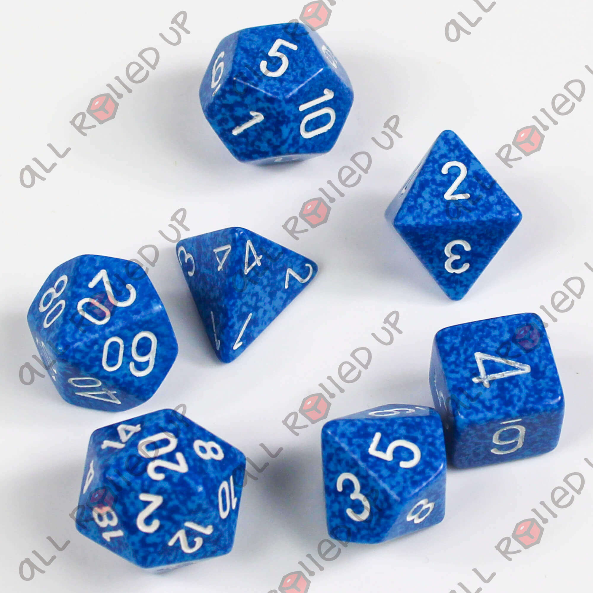 Chessex Speckled Water polyhedrální kostky 7 ks