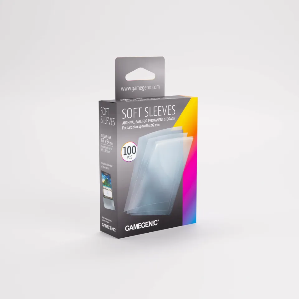 Gamegenic Soft obaly na karty 100 ks průhledné