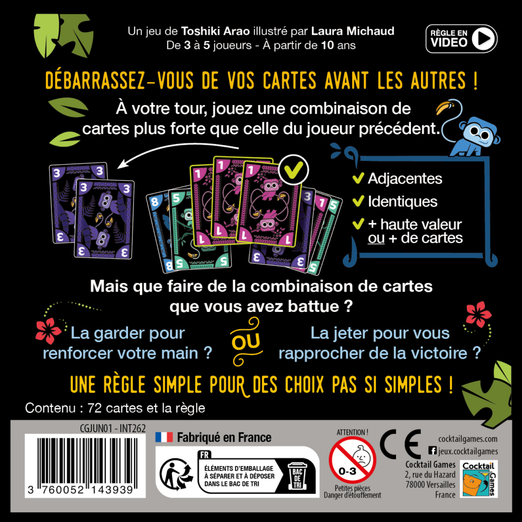 Cocktail Games Jungo karetní desková hra