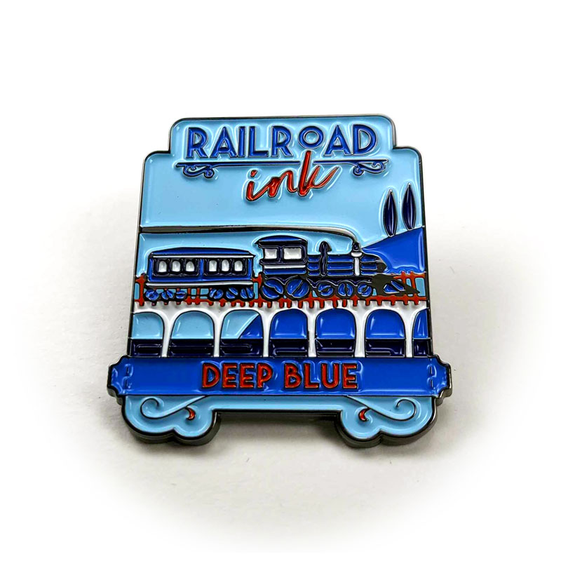 Horrible Games Railroad Ink smaltované odznaky enamel pins