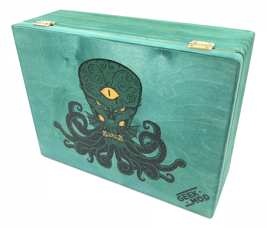 Geek Mod Arkham Horror truhla na karty zelená