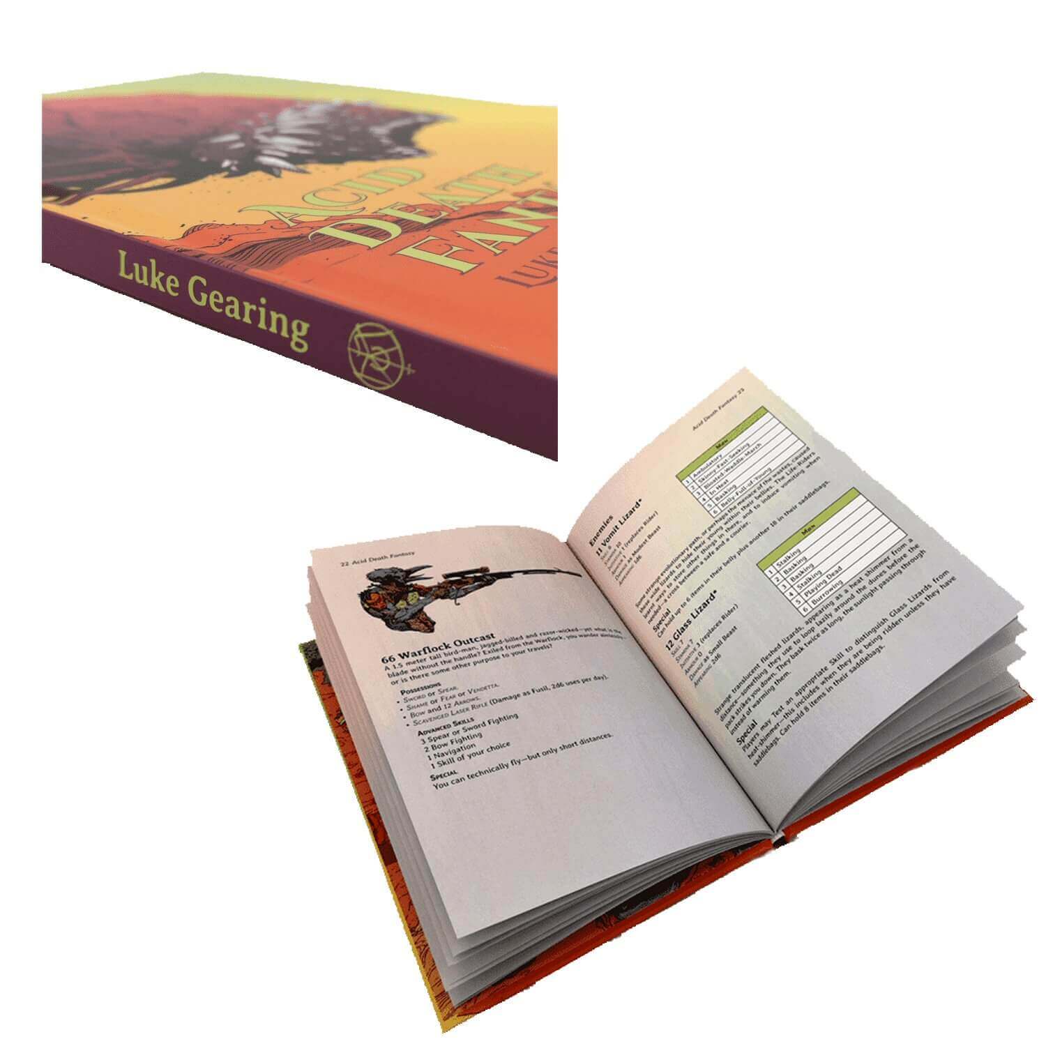 Troika! Acid Death Fantasy RPG kniha 56 stran