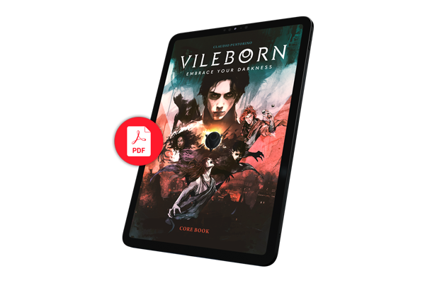 Horrible Games Vileborn Core Book RPG příručka hardcover
