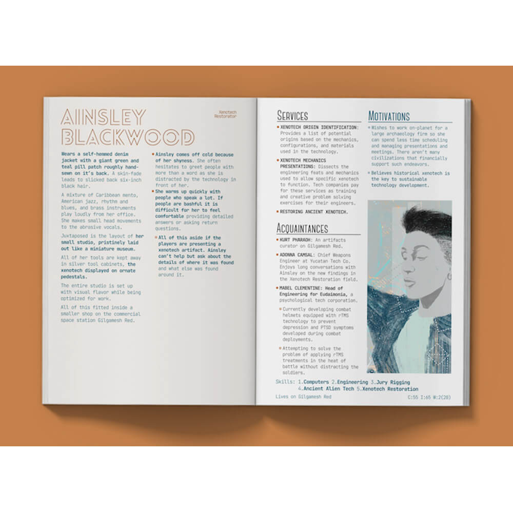 All Rolled Up Familiar Faces Vol.1 RPG zine Julip IV