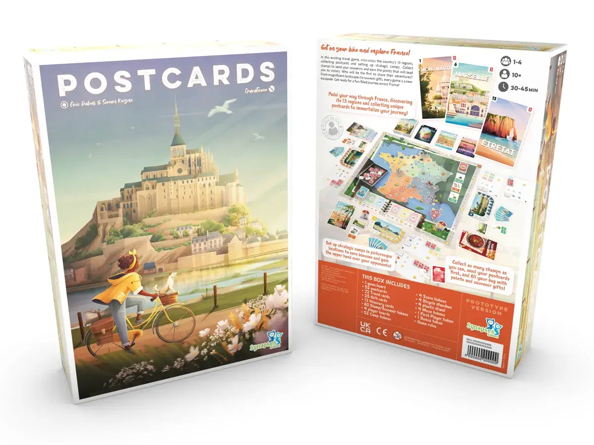 All Rolled Up Postcards desková hra s promokartami