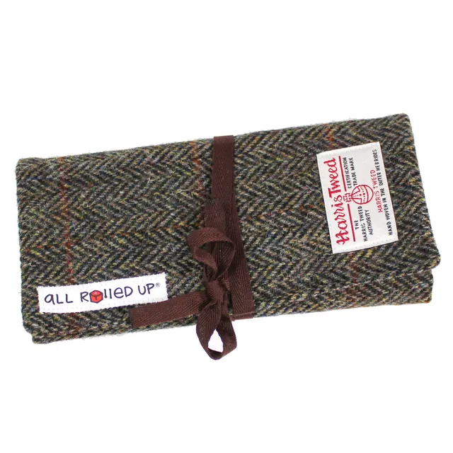 All Rolled Up Harris Tweed kostkový vak Mitchener