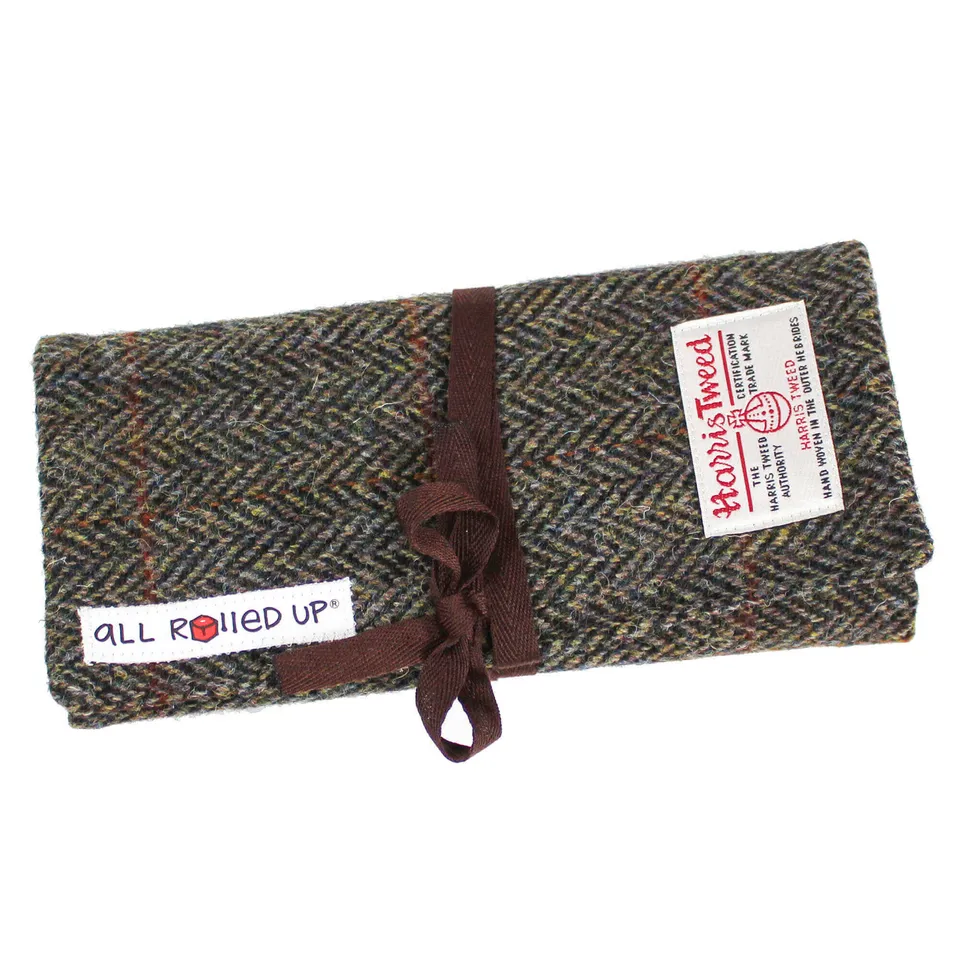 All Rolled Up Harris Tweed kostkový vak Mitchener