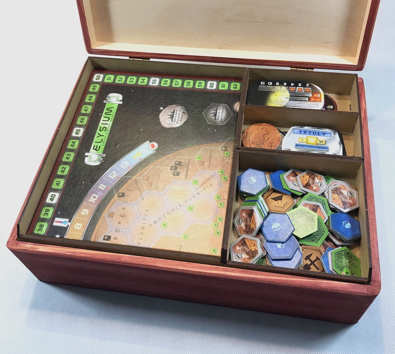 Geek Mod Terraformace Marsu box na hru dřevěný velký