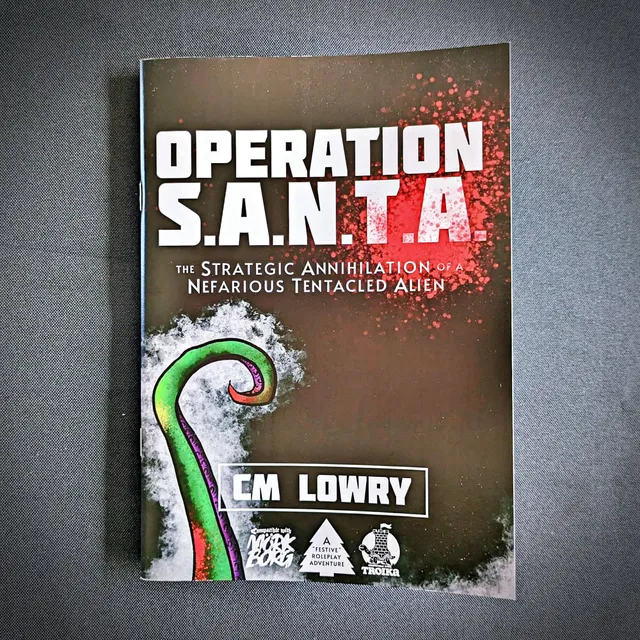 All Rolled Up Operation S.A.N.T.A RPG zine dobrodružství