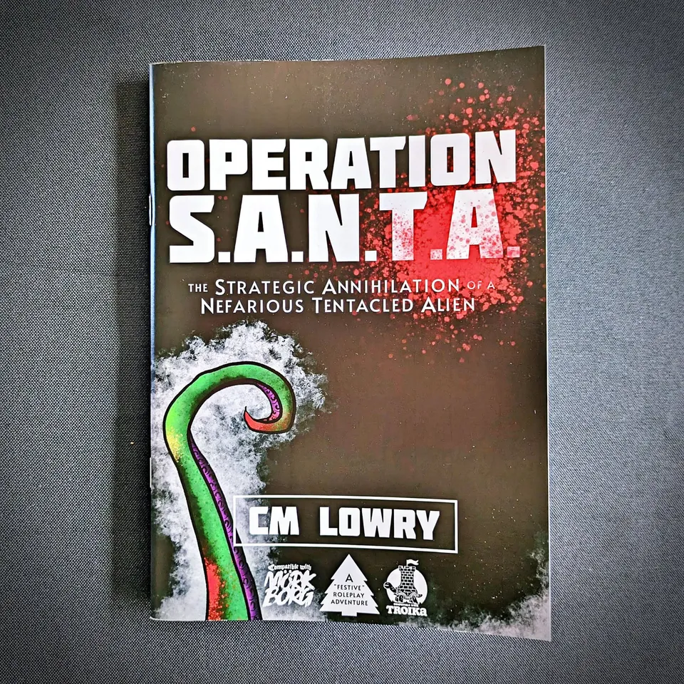 All Rolled Up Operation S.A.N.T.A RPG zine dobrodružství