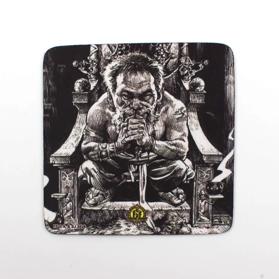 All Rolled Up Fighting Fantasy Deathtrap podtácek neopren