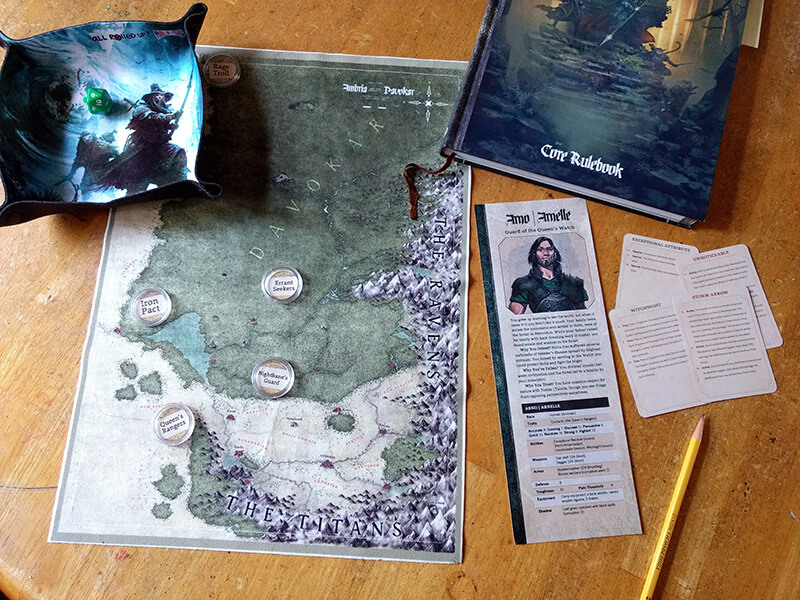All Rolled Up Symbaroum Davokar mapa A3 sametová