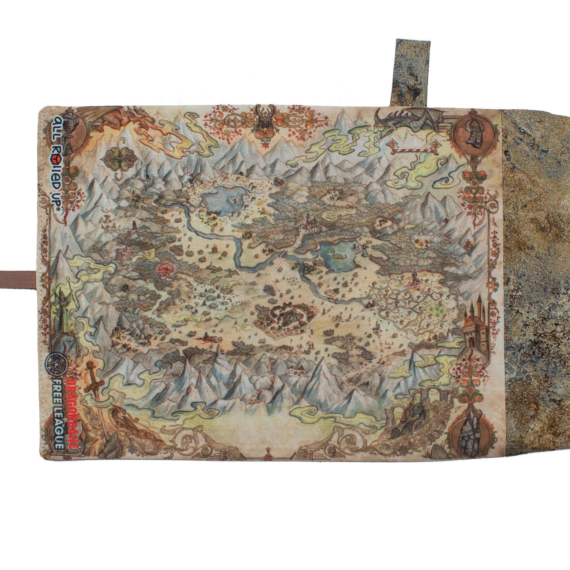 All Rolled Up Misty Vale Map Dragonbane taška na kostky