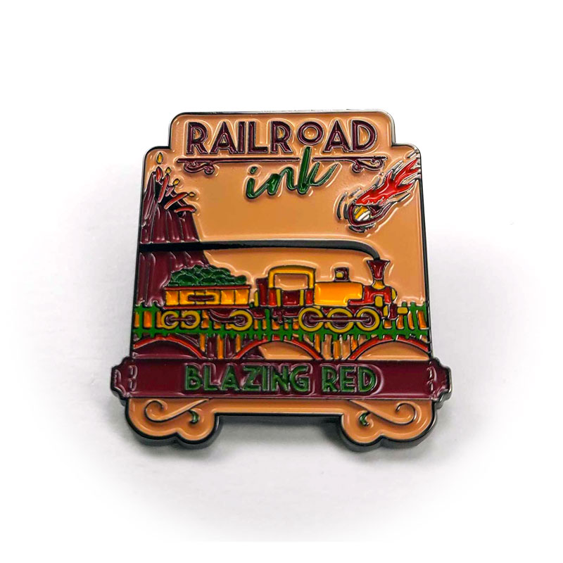 Horrible Games Railroad Ink smaltované odznaky enamel pins